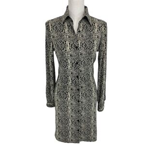 ❣️HP❣️Norma Kamali Snake Print Dress XS